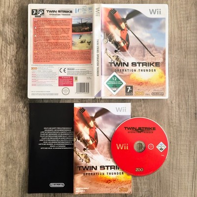 Nintendo WII   Twin Strike: Operation Thunder   CIB | GUT