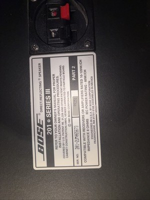 Bose 301 Series III Main / Stereo Speakers for sale online | eBay