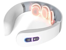 Neck Massager with Heat, Cordless Cervical Massage Device,9 modes and 50..SEALED