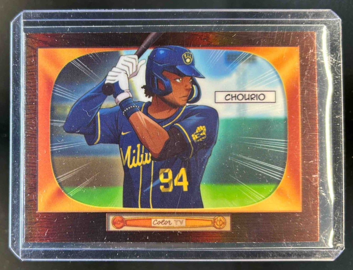 2024 Bowman Jackson Chourio 55 Anime SP Rookie RC #BA-12 Brewers
