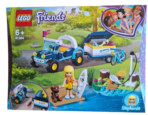LEGO Friends 41364 Stephanies Cabrio mit Anhänger Hund Fahrrad Paddleboard NEU - Bild 3