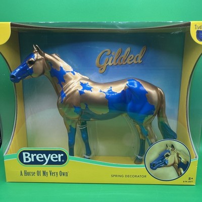 Breyer Horse GILDED Spring Decorator Metallic Blue & Gold 2024 NEW IN BOX
