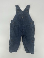 Oshkosh B'Gosh Denim Overall Pants Size 6M Adjustable Straps