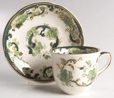 Mason's Mandalay Chartreuse  Cup & Saucer 6114633