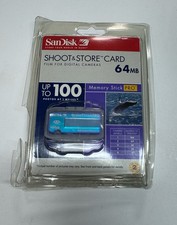 Sandisk 64MB/100 Picture Memory Stick SDMSS-64-A10 New Old Stock