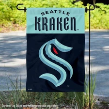 Seattle Kraken Garden Flag and Yard Banner