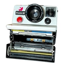 Polaroid Pronto B Land Camera Instant Film Camera Red Shutter Untested Vintage