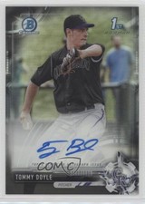2017 Bowman Draft Chrome Pick Black Refractor 39/75 Tommy Doyle #CDA-TD Auto 8k4