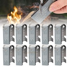Magnesium Block Fire Starter Ferro Rod Striker Survival Emergency Camping Tool