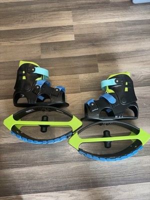 Madd Gear Unisex Kids Blue Adjustable  Boosters Bouncing Boots 5+ Size 3-6