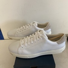 Cole Haan Men's Grandpro Tennis Sneaker Leather C22584 White US 10.5 M