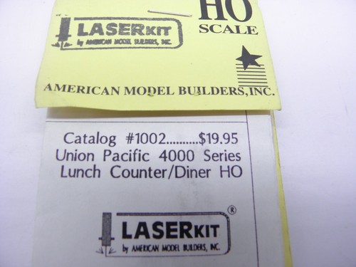 AMERICAN MODEL BUILDERS - KIT LÁSER - UNION PACIFIC SERIE 4000 ALMUERZO COMEDOR - HO | Zustand: New