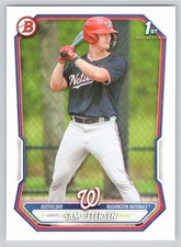 2026 Bowman #BP-122 Sam Petersen 1st Prospects Washington Nationals