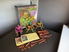 Vintage TMNT 1988 Playmates Lot Ninja Turtles Splinter Donatello Leonardo