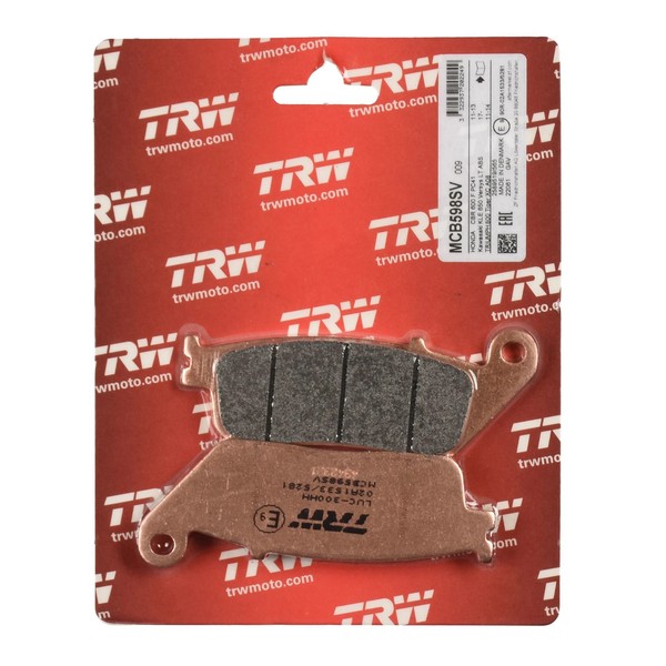 TRW Bremsbelag Sinter Street (FüR: Triumph America 865 986MK 07 Vorne )-image