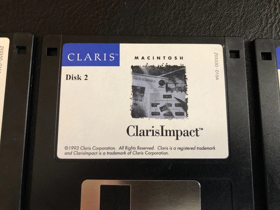 Claris Impact 6 Disk Set  3.5" Floppy Diskette / Macintosh Computer Software - Image 3 of 4