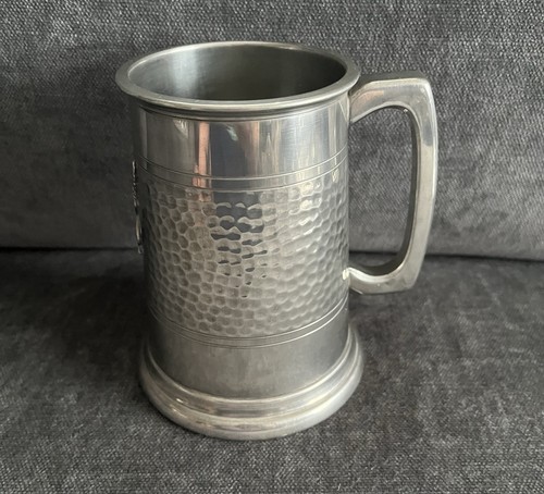 Vintage Royal Air Force Association (RAFA) Planished English Pewter Tankard - Bild 2 von 6