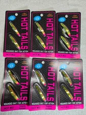 6 Packs, Hawken Simon Hot Tail #2 Chartreuse/Pink HOT125002, NEW