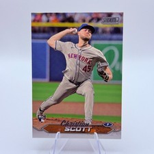 Christian Scott 2024 Topps Stadium Club #192 New York Mets Rookie Card MLB. rookie card picture