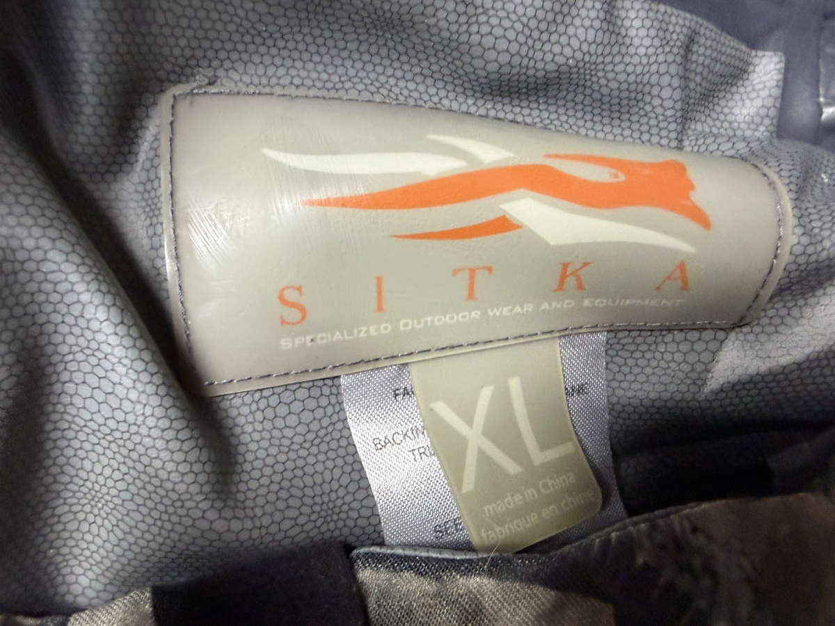 Sitka Mothwing Mountain mimicry 2.0 Rain Gear Set - XL | eBay