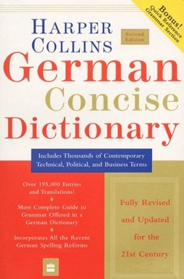 HarperCollins German Concise Dictionary HarperCollins Publishers
