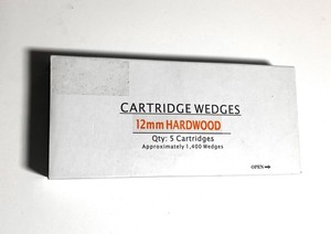 12mm Underpinner Hardwood Wedges V-Nails For Cassese Joining Machines -5 cartr.
