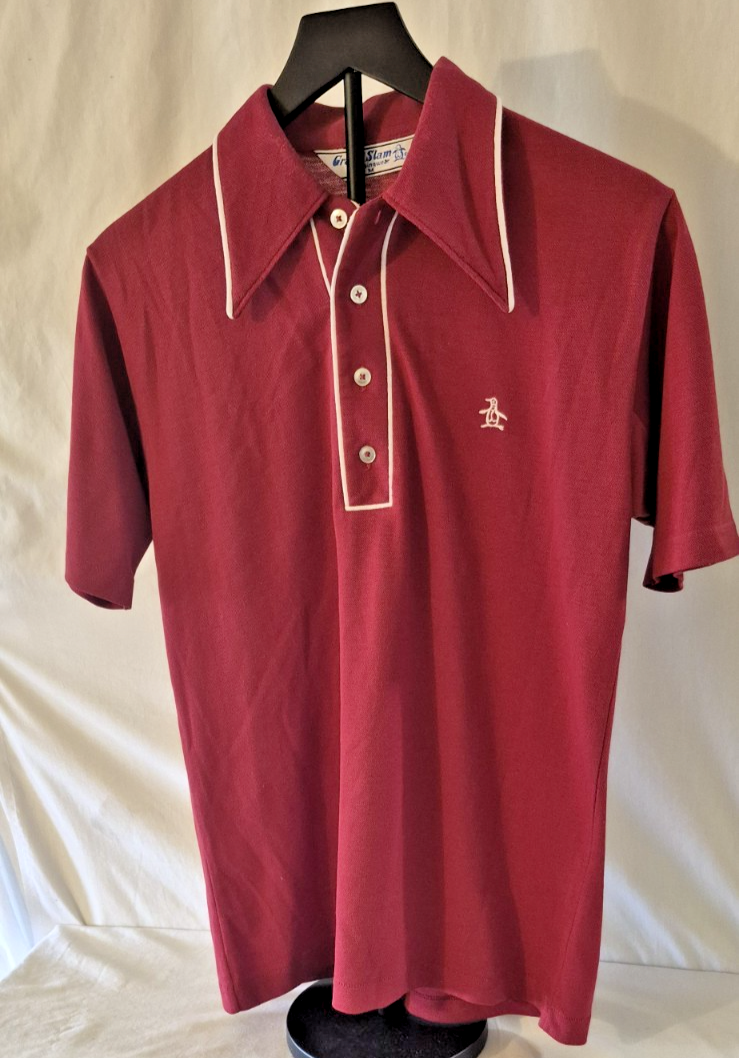 Vintage 70s Grand Slam Munsingwear Penguin Polo Shirt Size M | eBay