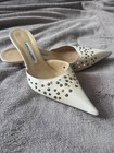 Manolo Blahnik Tan Studded Mules Size 40.5 EUC — photo 2
