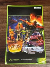 Microsoft Game Studios XSN Sports Live Insert XBOX Instruction Manual Only