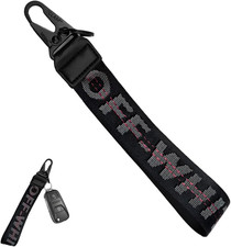 Car Keychain, Fabric Keychain Wrist Lanyard, Key Ring for Cars Keys Wallets Jean