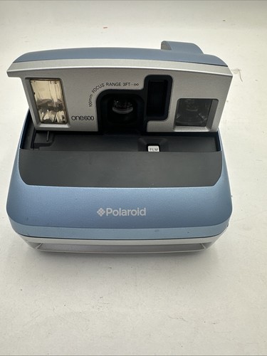 Vintage Polaroid One600 Folding Instant Camera – Blue – Tested | eBay