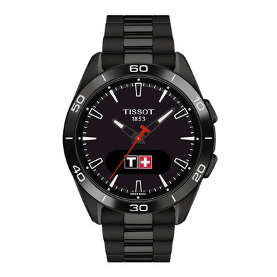 Tissot Mens T-Touch Connect Sport Black PVD Steel Watch T1534204405101