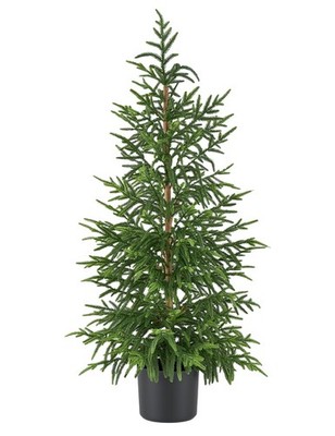 Hyper-Realistic Artificial Norfolk Pine Tree 4ft (48'')| Lifelike Faux Christm...