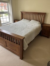 Solid Wood King Size Bed Frame