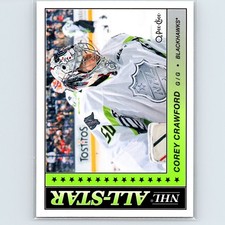 2015-16 O-Pee-Chee Hockey Corey Crawford AS-31 - All-Star - Chicago Blackhawks