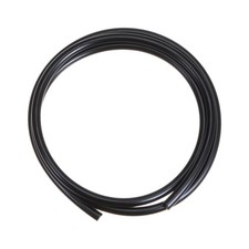 Round Belts 6mm Dia 3.3ft Length Smooth Surface PU Urethane Black