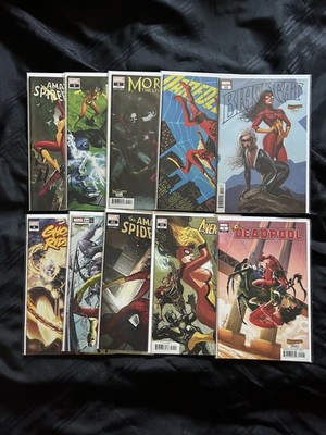 Marvel Spider-Woman Variant 10 Issue Set 2020 NM/VF Black Cat Daredevil Morbius