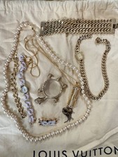 Fantastic 1990’s 8 Pc. Joan Rivers Chunky Bracelets Watch Necklace Pendants NR!