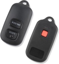 2 1 Button Car Key Cover for Key Fob Protection, Secure Lock/Unlock Keys Accesso
