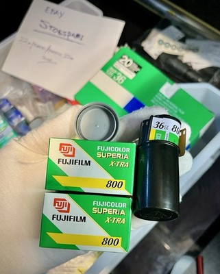3X Fujichrome Superia Xtra 800 36Exp. Expired. Always Refrigerated Or Frozen.