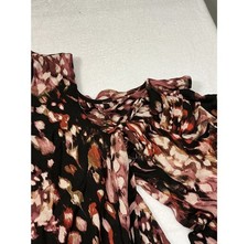 Cato Black Floral Cold-Shoulder Blouse, Pink ...