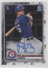 2020 Bowman Chrome Rookie Auto Nick Solak #CRA-NS Auto 4z8