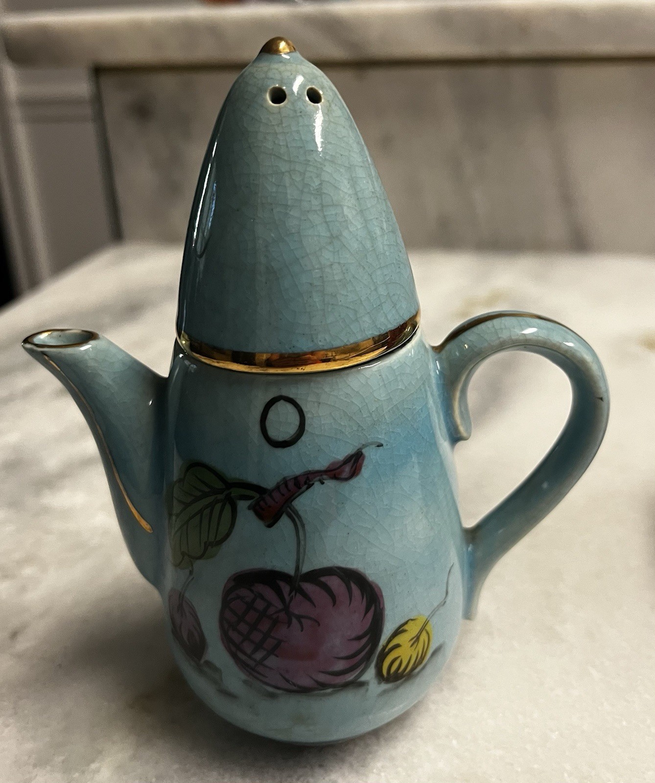 Vintage Teapot Salt Shaker