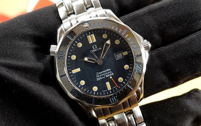 OMEGA 41 mm Seamaster Professional 300M Quarz 2542.80.00 Stahlband BOX 1998