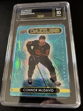 2021 Upper Deck CONNOR McDAVID Dazzlers Blue #DZ19 GMA 10