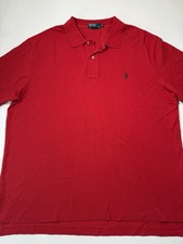 Polo Ralph Lauren Polo Shirt Mens 2XB Big Red Short Sleeve Cotton Casual Logo