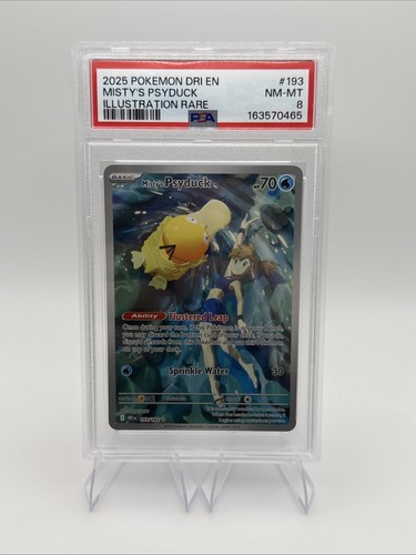 Misty's Psyduck graded PSA 8 for sale on eBay