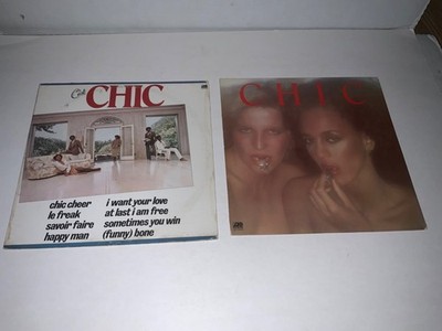 CHIC LP LOT OF 2 vinyl records  C EST CHIC       SELF TITLED