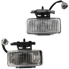 Set Of 2 Clear Lens Fog Light For 97-01 Jeep Cherokee Lh Rh W Bulbs Set Of 2 Clear Lens Fog Light For 97-01 Jeep Cherokee Lh Rh W Bulbs