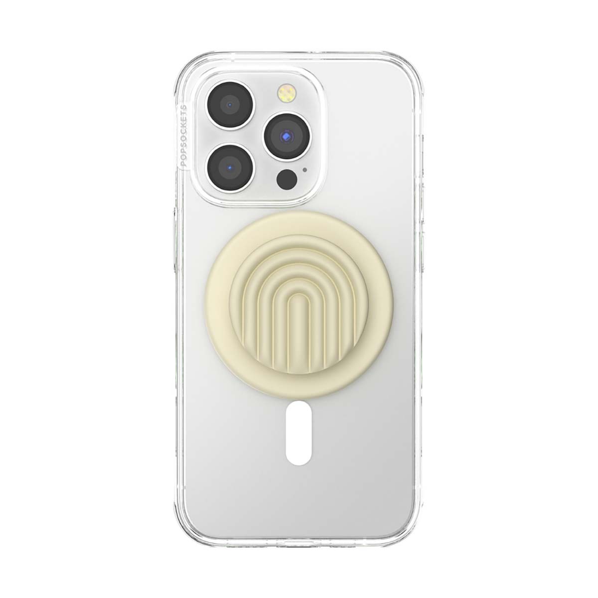 Support de téléphone PopOut Curves vert au design minimaliste - 3